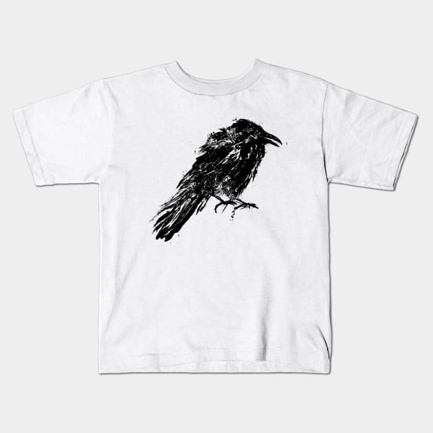 The Raven Kids T-Shirt by victorcalahan